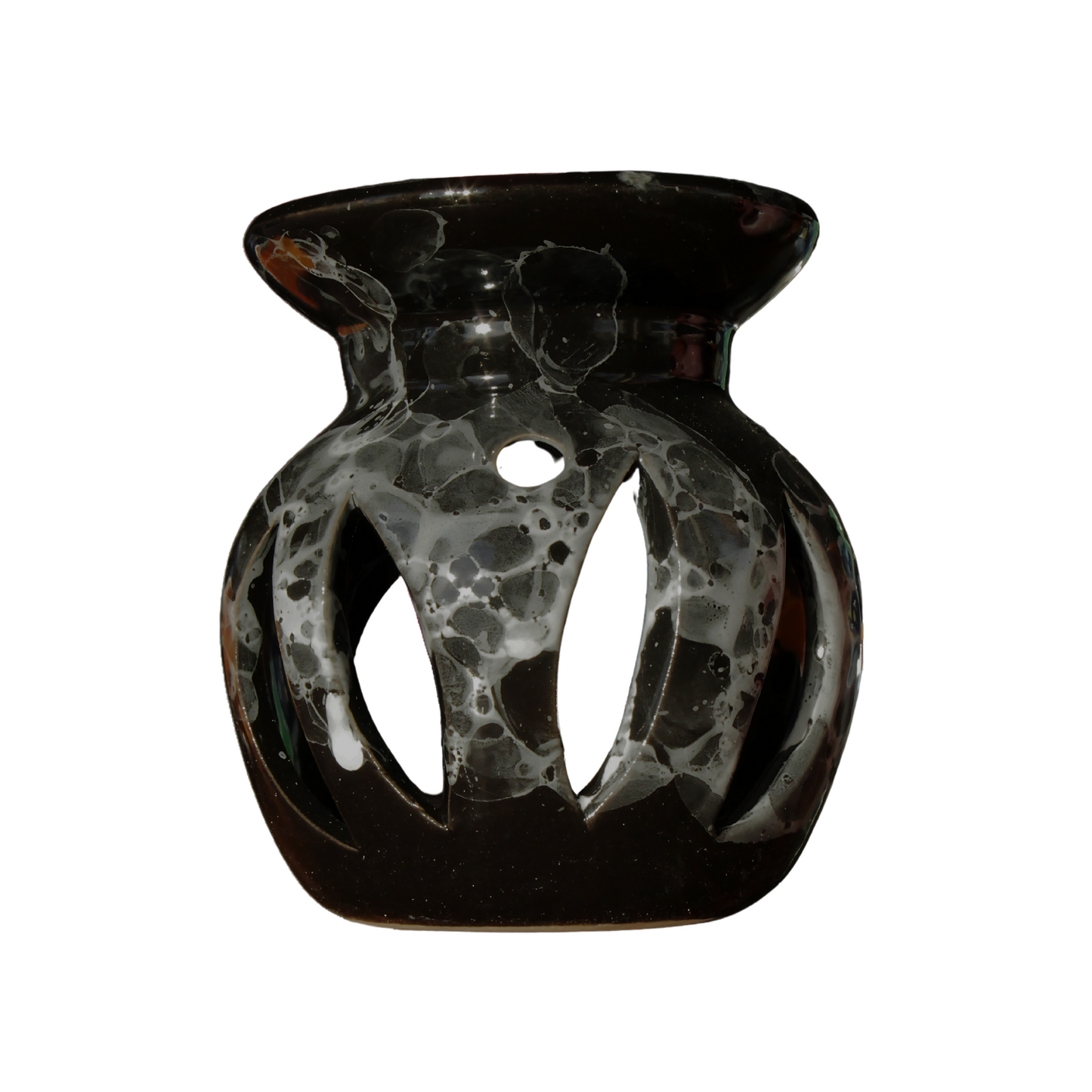 Black Ceramic Oil Burner