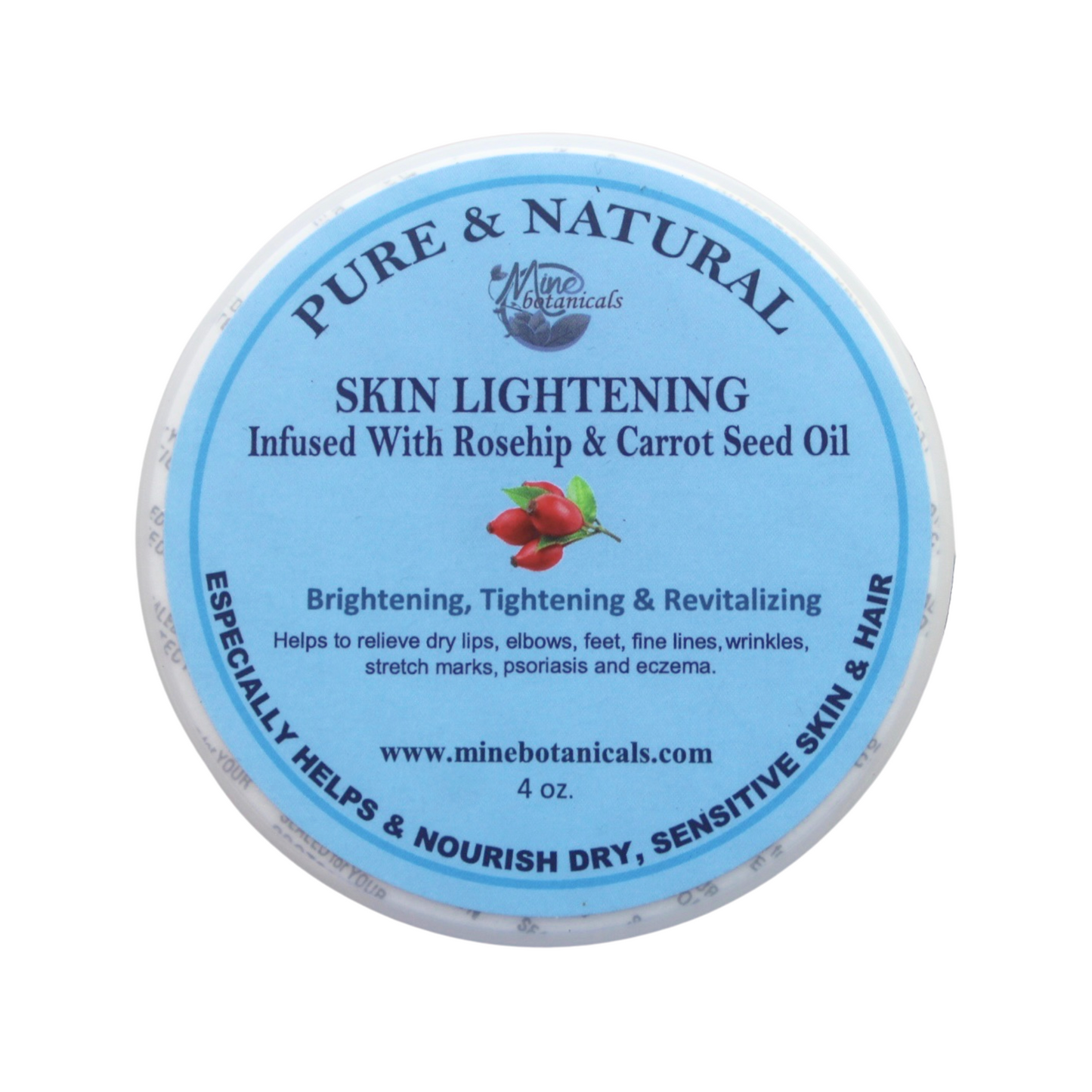 SKIN LIGHTENING Infused with Rosehip & Carrot Seed Oil Shea Butter