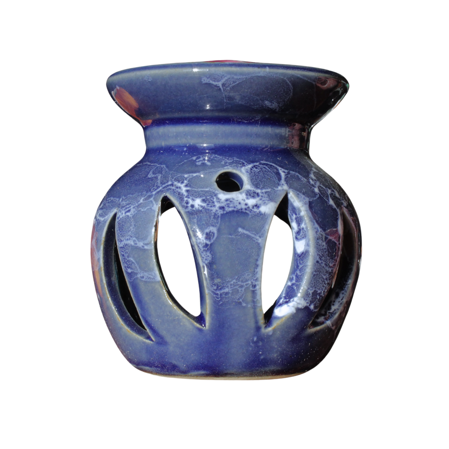 Blue Ceramic Oil Burner