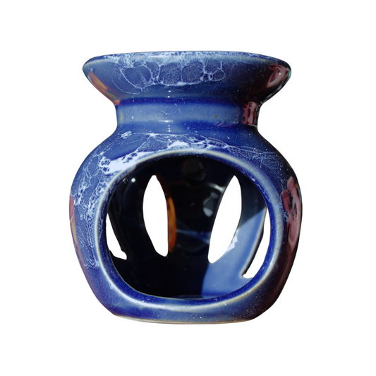 Blue Ceramic Oil Burner