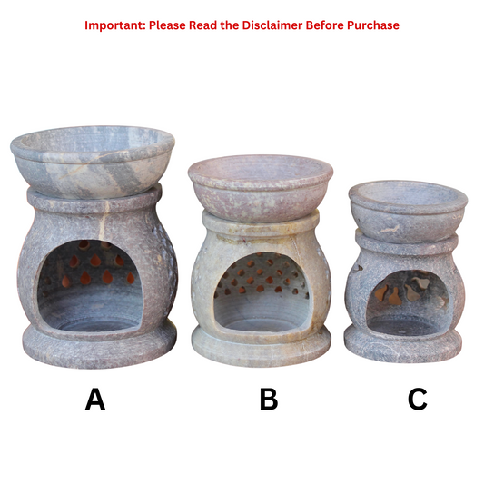 Natural Soapstone Oil Burners