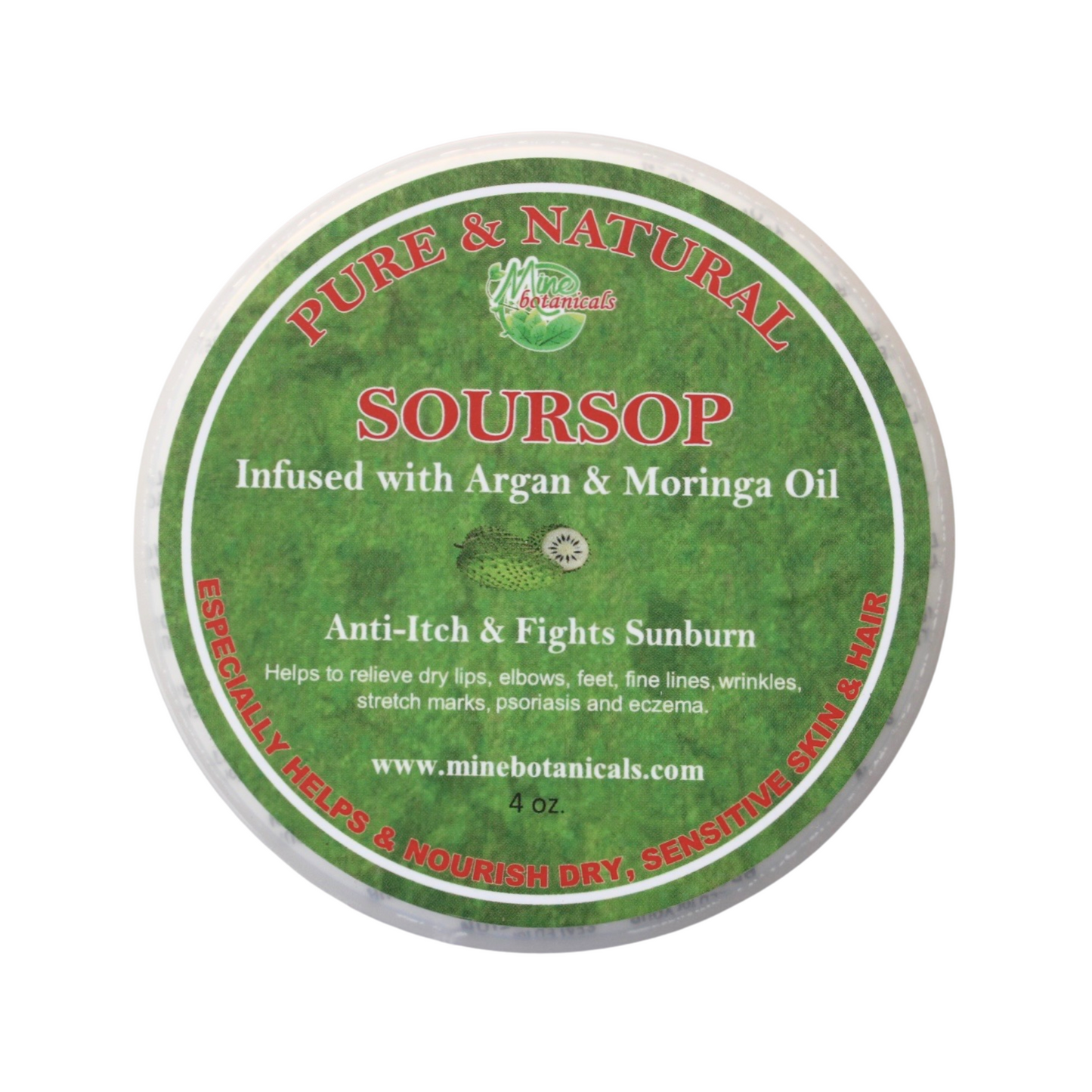 SOURSOP Infused with Argan & Moringa Oil Shea Butter