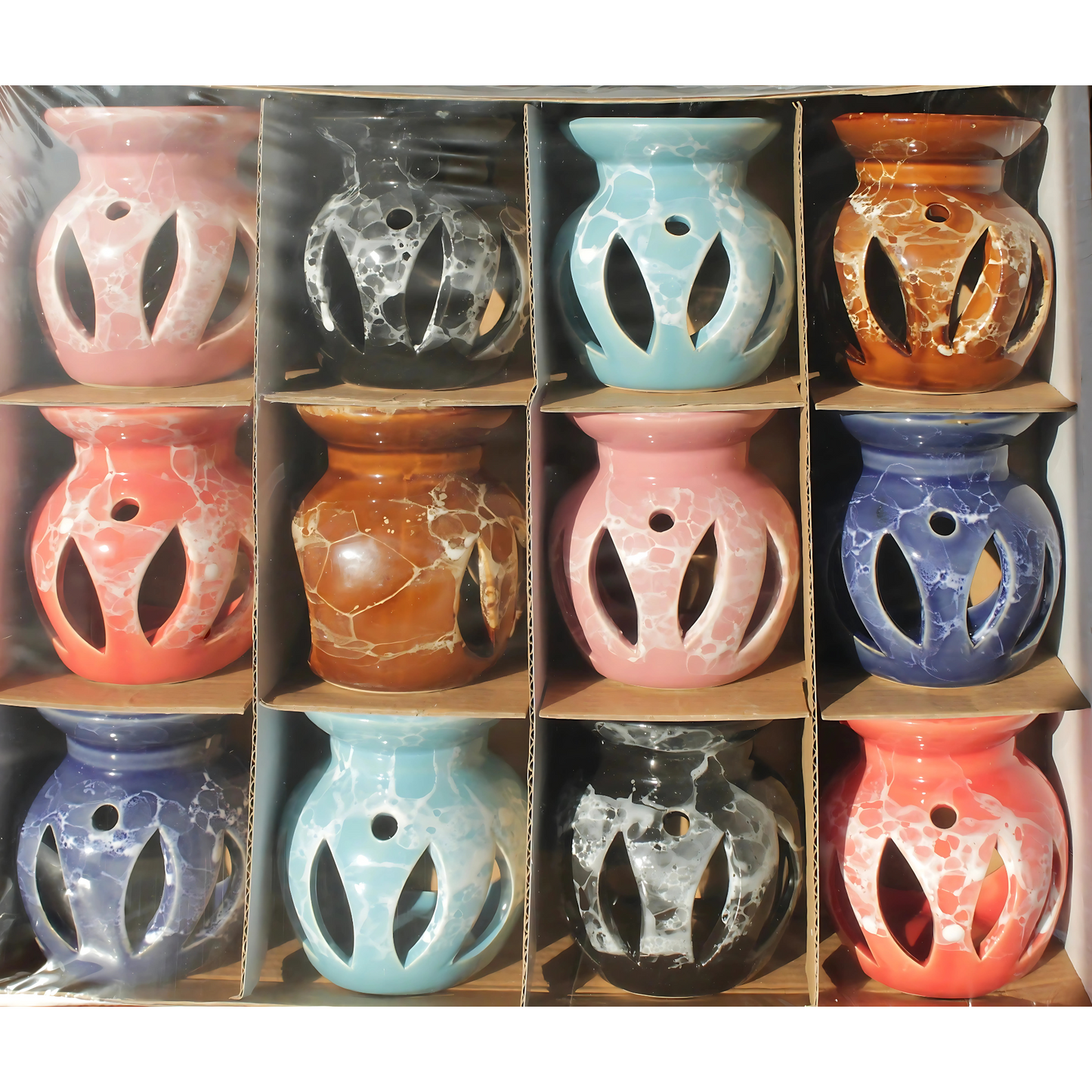 Assortment Ceramic Oil Burners (12pc)