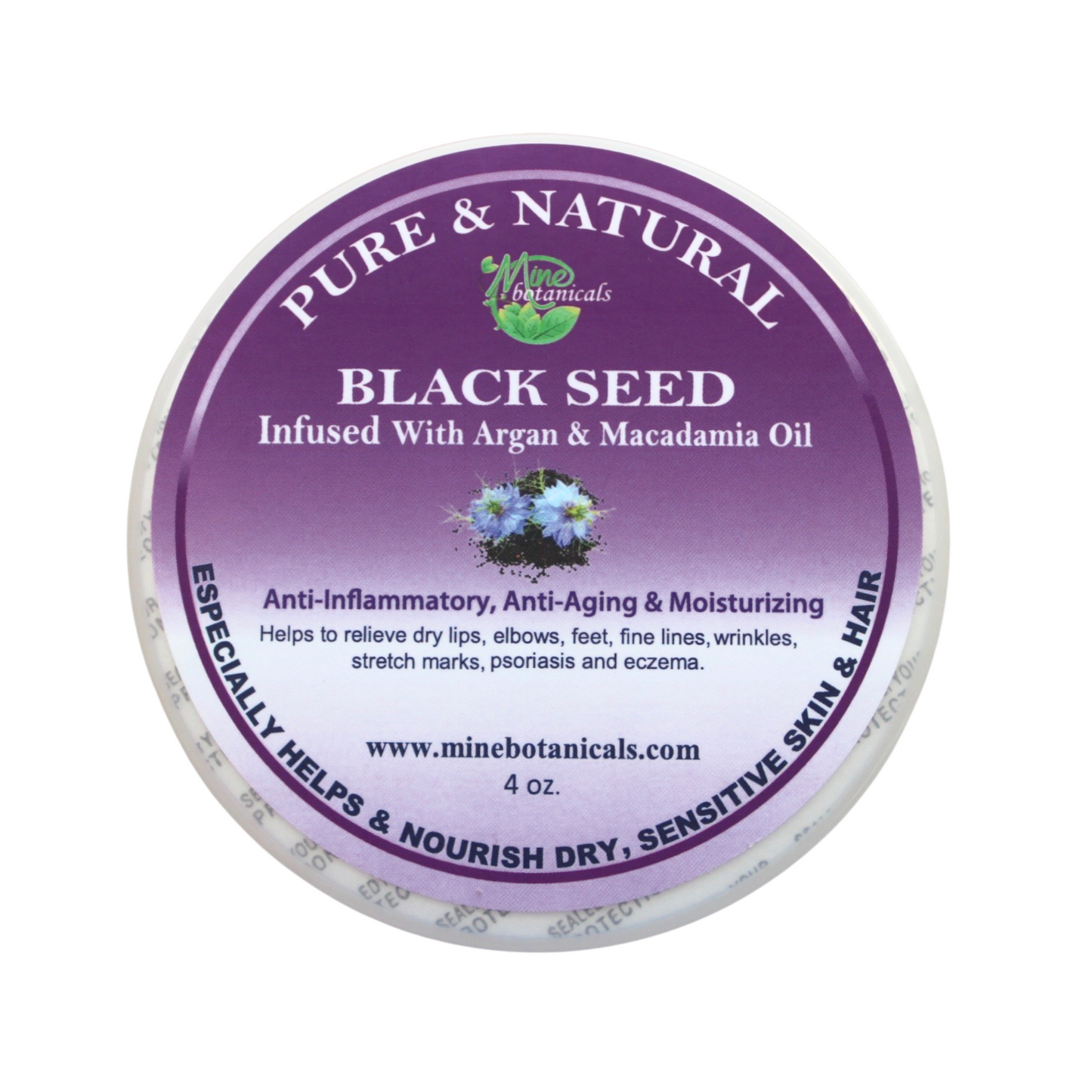 BLACK SEED Infused with Argan & Macadamia Oil Shea Butter