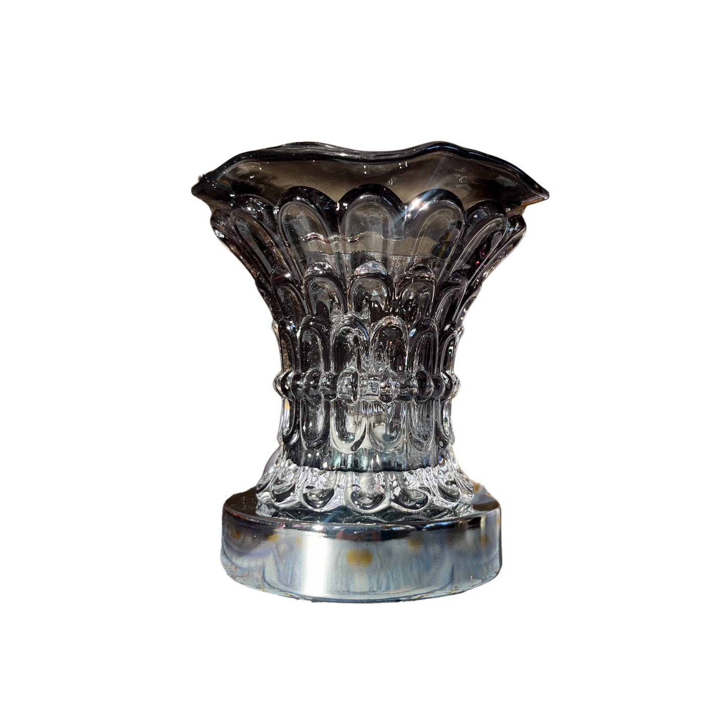 Electric Incense & Bakhoor Burner with Metal Stand - Grey