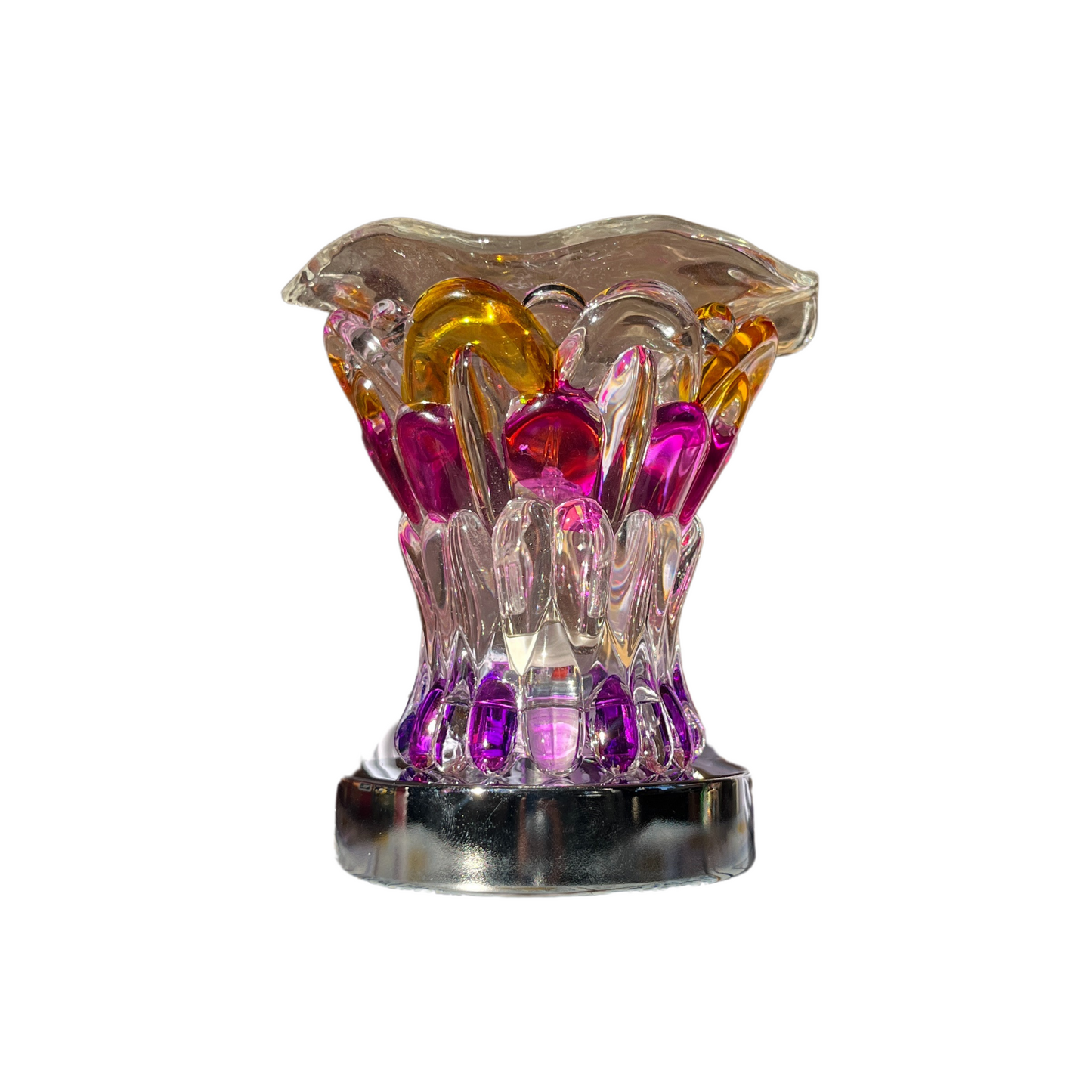 Electric Incense & Bakhoor Burner with Metal Stand - Jewel Burst