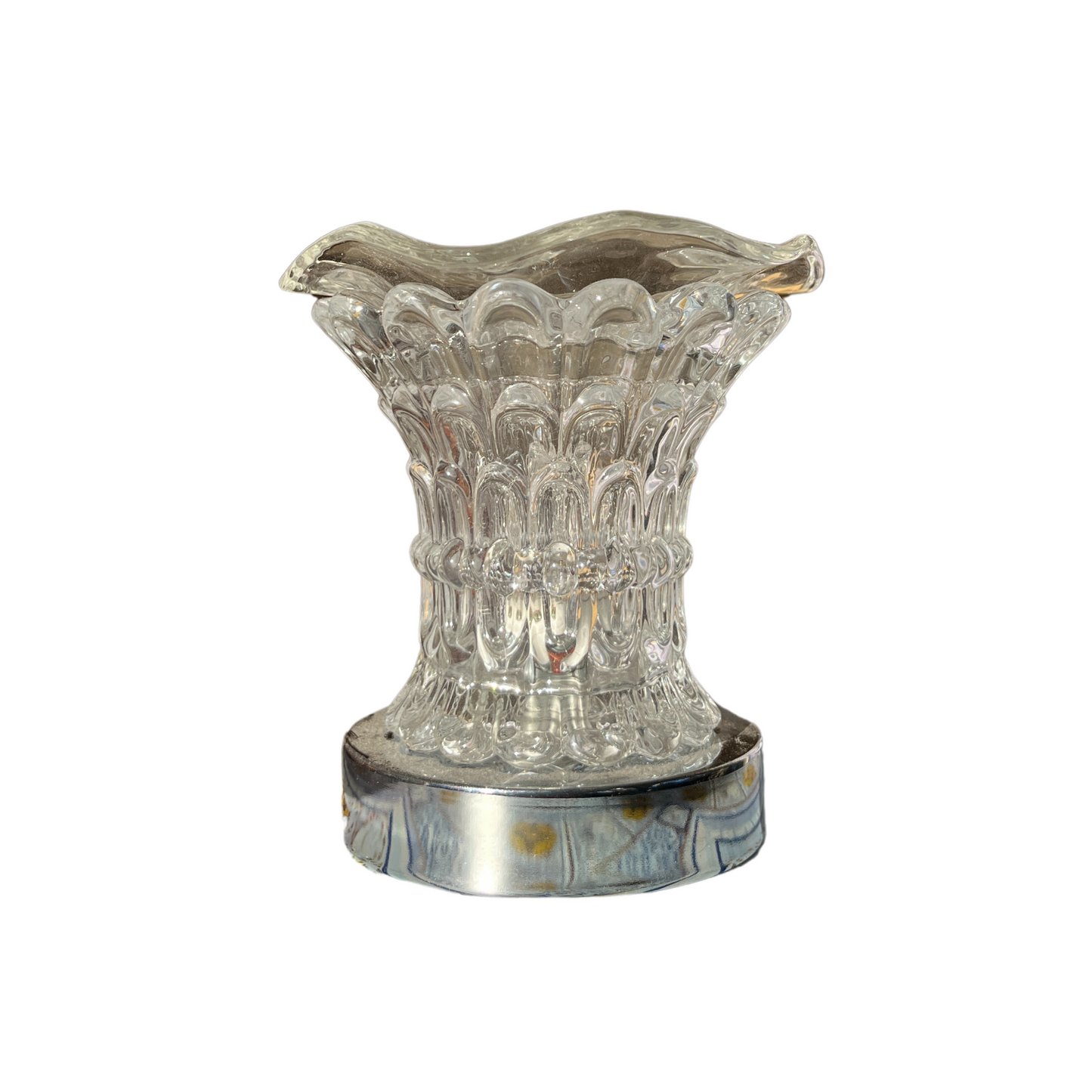 Electric Incense & Bakhoor Burner with Metal Stand - White