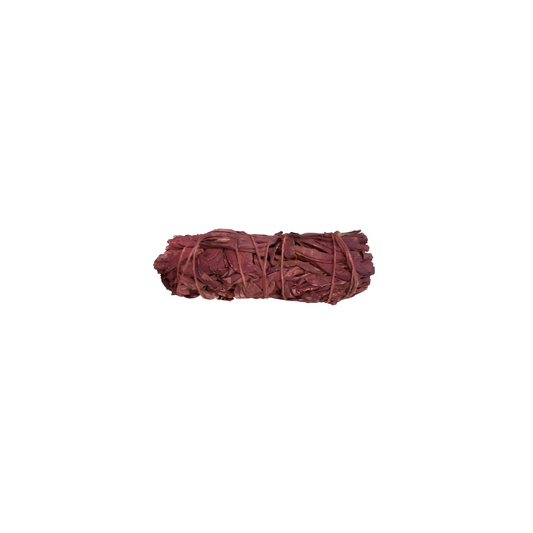 White Sage & Dragons Blood Smudge Stick - Small 4"
