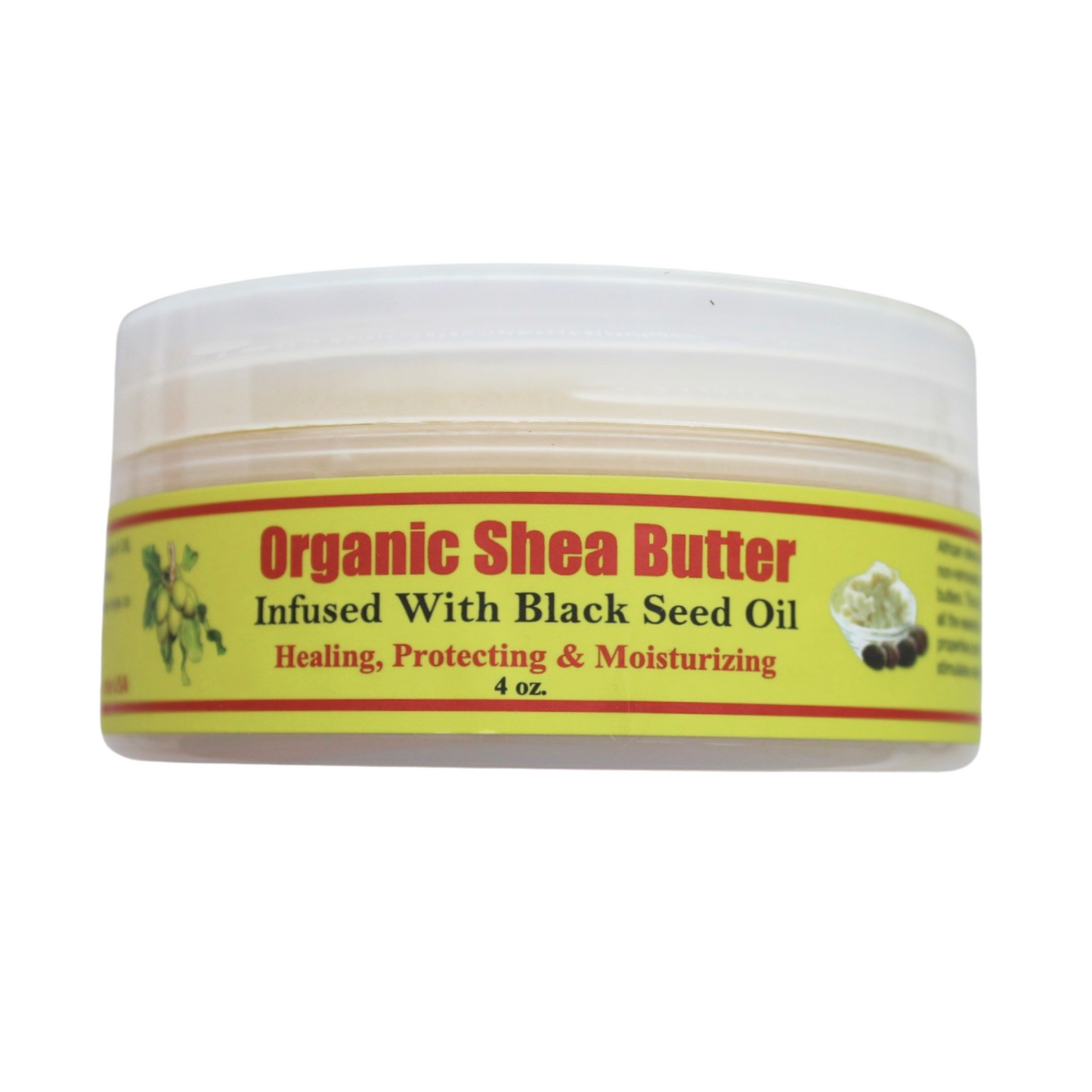 ORGANIC SHEA BUTTER Infused with Black Seed Oil Shea Butter