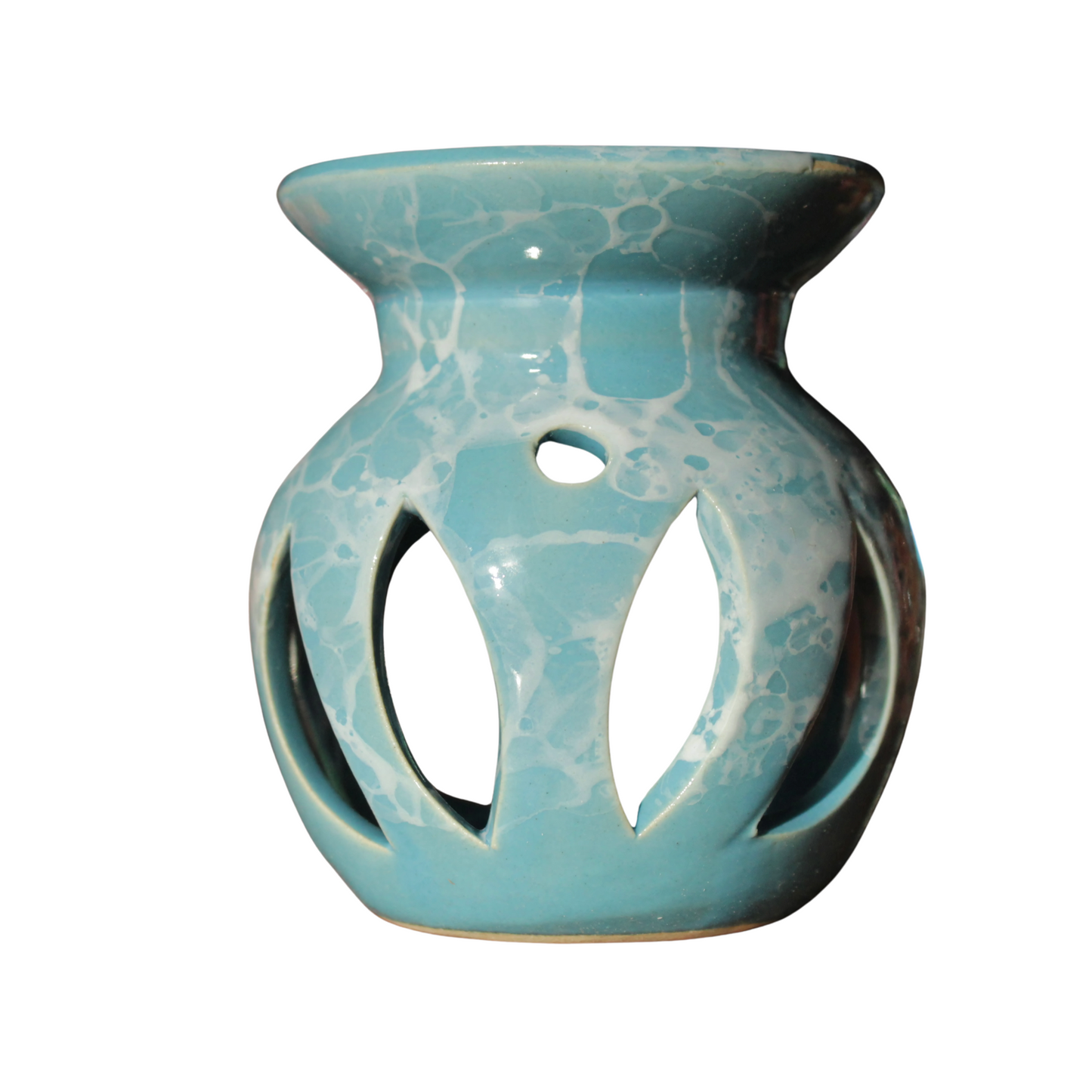 Light Blue Ceramic Oil Burner