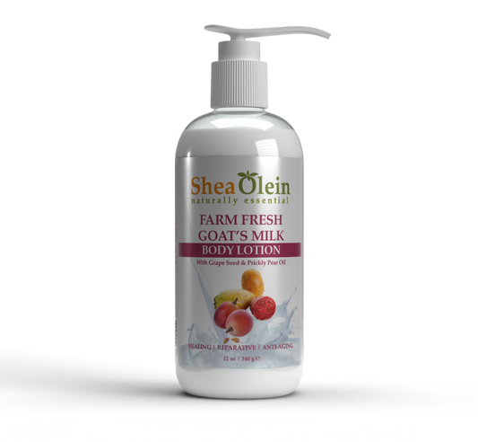 Farm Fresh Goat's Milk Body Lotion with Grape Seed & Prickly Pear Oil