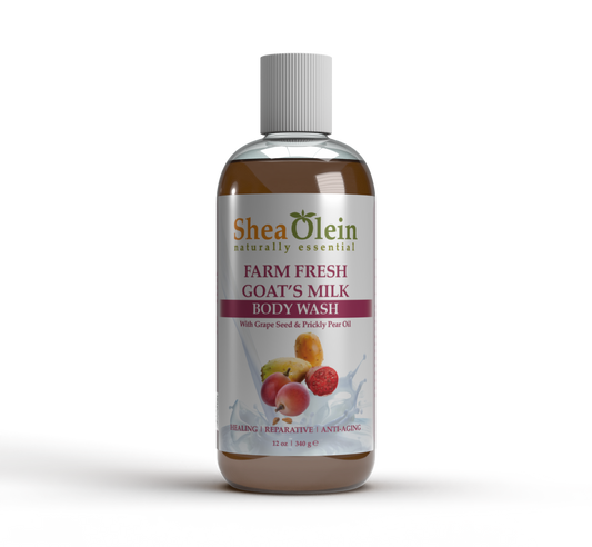 Farm Fresh Goat's Milk Body Wash with Grape Seed & Prickly Pear Oil