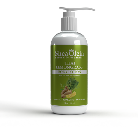 Organic Thai Lemongrass Body Lotion with Tea Tree Oil & Ginger Root Extract