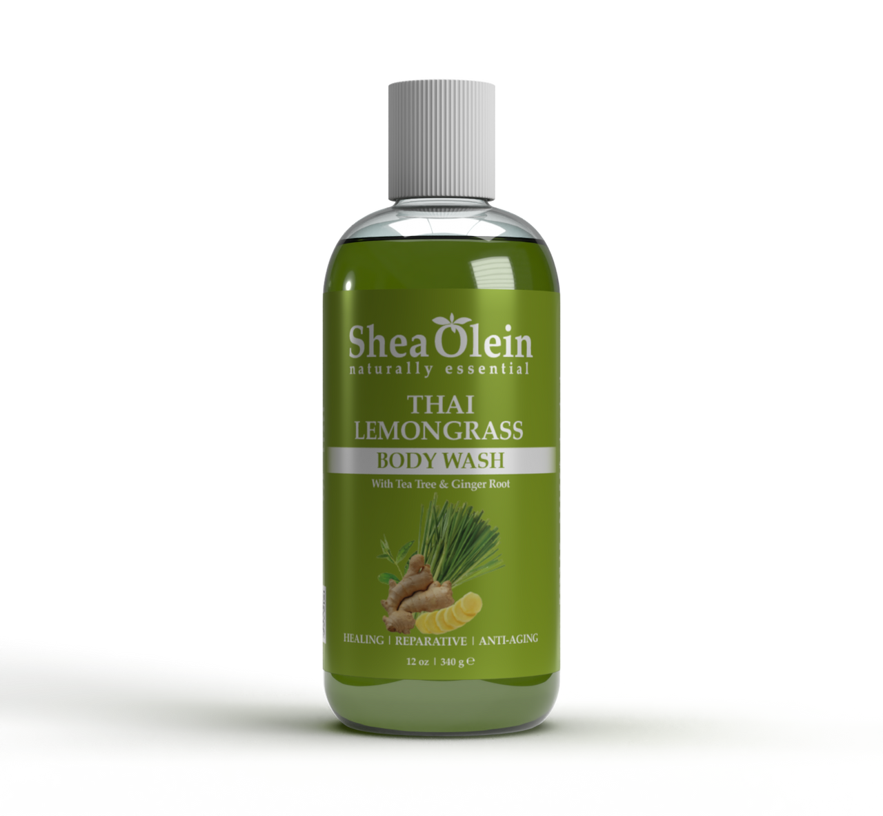Organic Thai Lemongrass Body Wash with Tea Tree Oil & Ginger Root Extract
