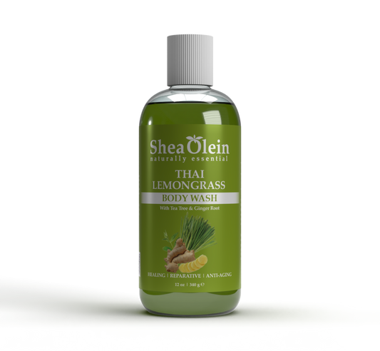 Organic Thai Lemongrass Body Wash with Tea Tree Oil & Ginger Root Extract