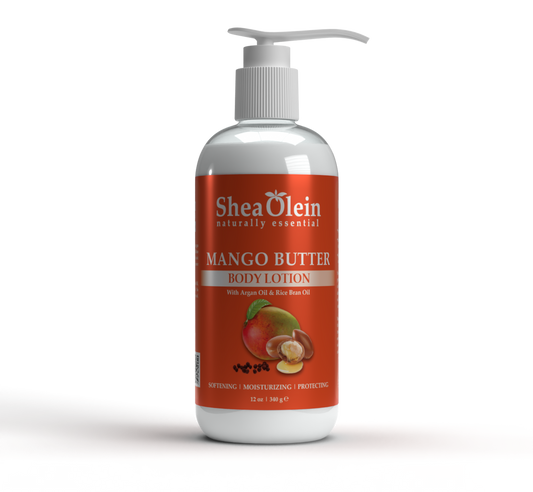 Mango Butter Body Lotion with Argan Oil & Rice Bran Oil