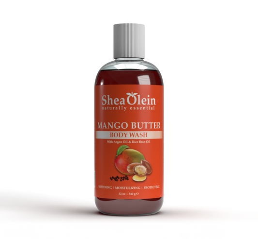 Mango Butter Body Wash with Argan Oil & Rice Bran Oil