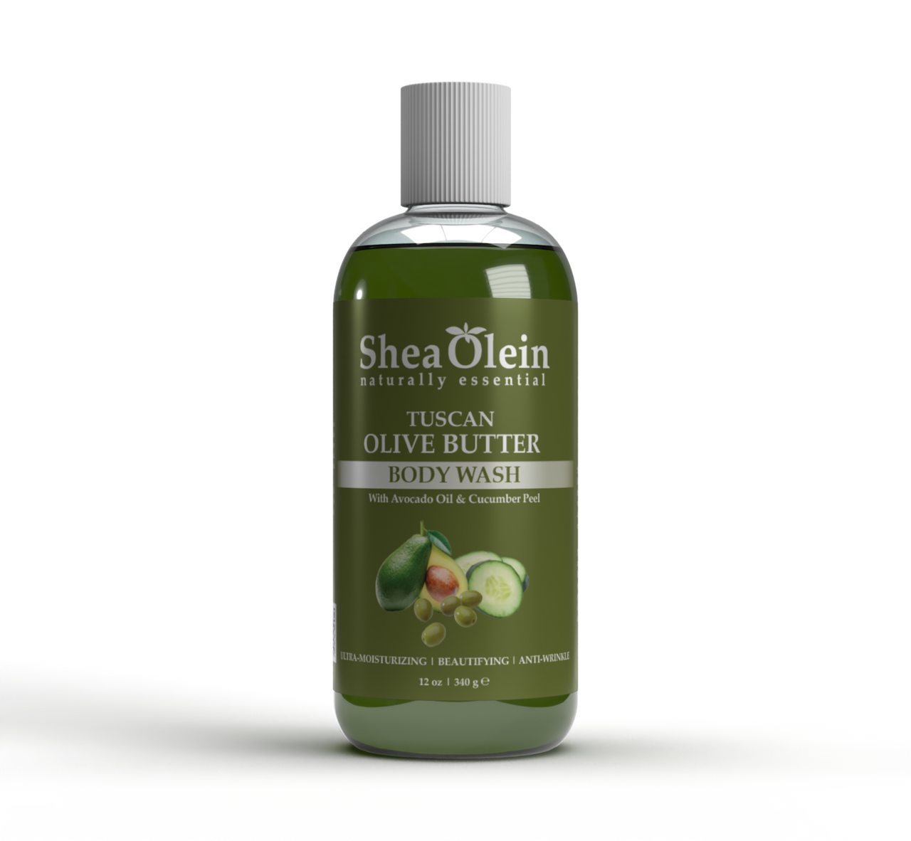 Organic Tuscan Olive Butter Body Wash with Avocado Oil & Cucumber Peel