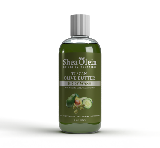 Organic Tuscan Olive Butter Body Wash with Avocado Oil & Cucumber Peel