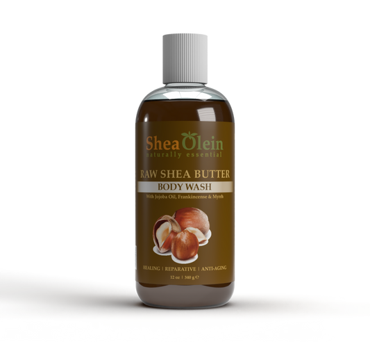 Raw Shea Butter Body Wash with Jojoba, Frankincense & Myrrh