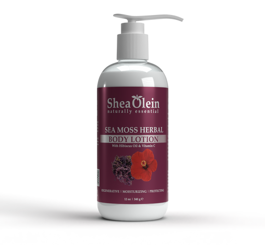 Sea Moss Herbal Body Lotion with Hibiscus Oil & Vitamin C