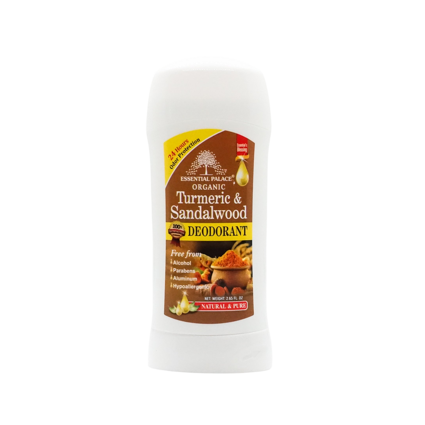 Organic Turmeric & Sandalwood Deodorant