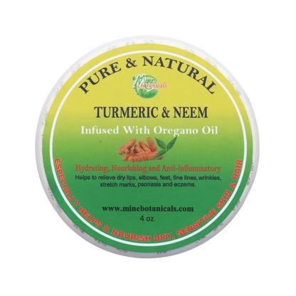 TURMERIC & NEEM Infused with Oregano Oil Shea Butter