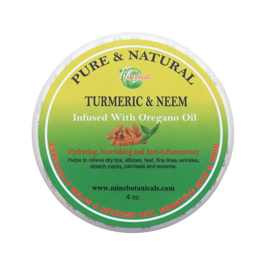 TURMERIC & NEEM Infused with Oregano Oil Shea Butter