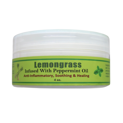 LEMONGRASS Infused with Peppermint Oil Shea Butter