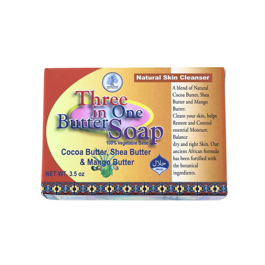 Three in One Butter Soap [Cocoa Butter, Shea Butter & Mango Butter) 