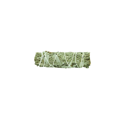 White Sage & Blue Sage Smudge Stick - Small 4"