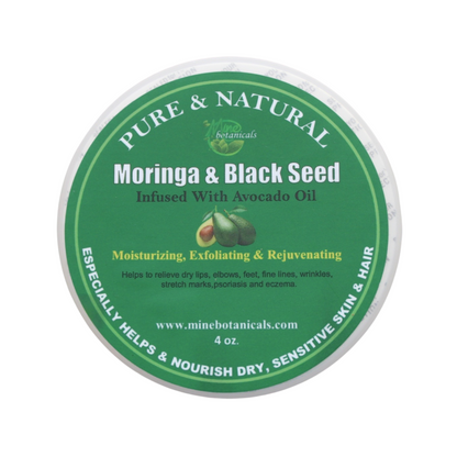 MORINGA & BLACK SEED Infused with Avocado Oil Shea Butter