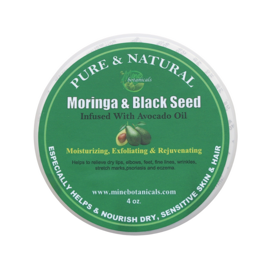 MORINGA & BLACK SEED Infused with Avocado Oil Shea Butter